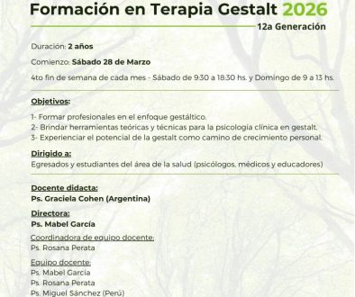 Afiche Formación 2026