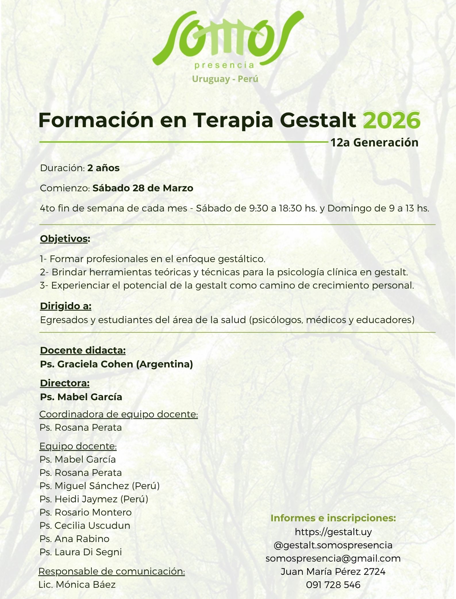Afiche Formación 2026